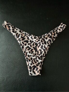 Cheetah Shein Bikini Bottoms, Size Medium